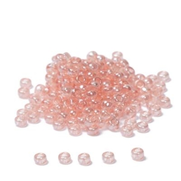 11/0 Perles de rocaille Miyuki, Rondes (environ 2 mm), Couleur : Rose Luster, 24 gr.