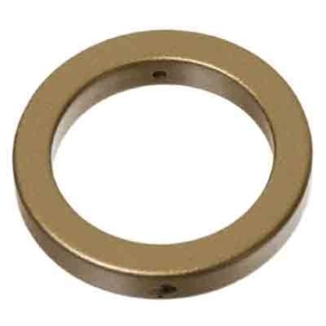 Metal Effect Element Ring 18 mm, gold-coloured matt
