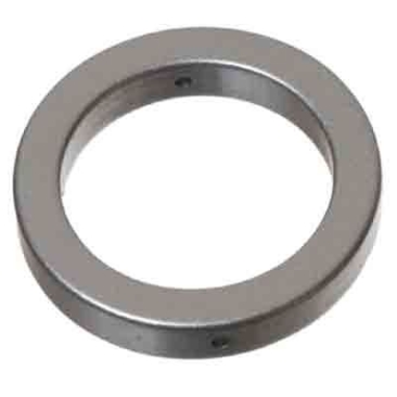 Metal Effect Element Ring 25 mm, silver-coloured matt