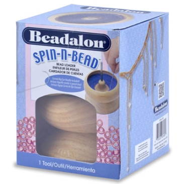 Beadalon Spin-N-Bead Bead Loader, Perlenaufädler, inklusive Fädelnadel