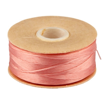 Beadalon Nymo Thread D, diameter 0.30 mm, donker roze, lengte 59 meter