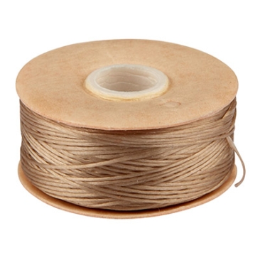 Beadalon Nymo Thread D, diameter 0.30 mm, zand, lengte 59 meter
