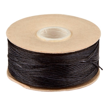 Beadalon Nymo Thread D, diameter 0.30 mm, zwart, lengte 59 meter
