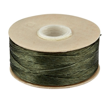Beadalon Nymo Thread D, diameter 0.30 mm, olijfgroen, lengte 59 meter