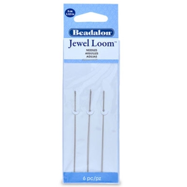 Beadalon Jewel Loom Needle, 6 pieces, needle thickness 0.8 mm