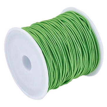 Rubber cord, diameter 1.0 mm, length 20 m, green