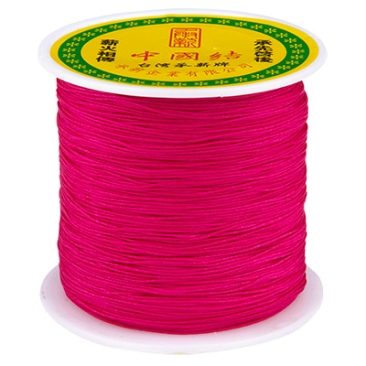 Macramé and jewellery ribbon, diameter 0.5 mm, camelie,roll with approx. 137 m (150 yards)