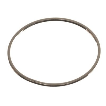 CM metalen hanger cirkel, 30 x 1 mm, zilverkleurig
