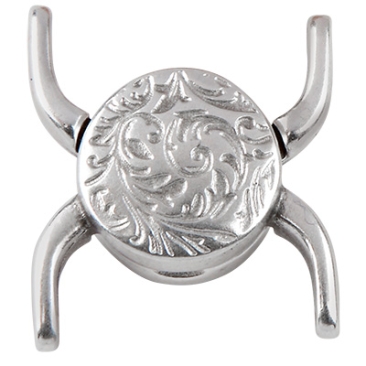Bouchon magnétique Cymbal Souda II pour perles Delica, couleur : argenté