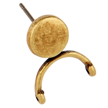 Cymbal Venio II-Delica Earring, antique bronze-coloured