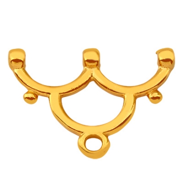 Cymbal Lakos III-8/0 Rocaille end piece, gold plated
