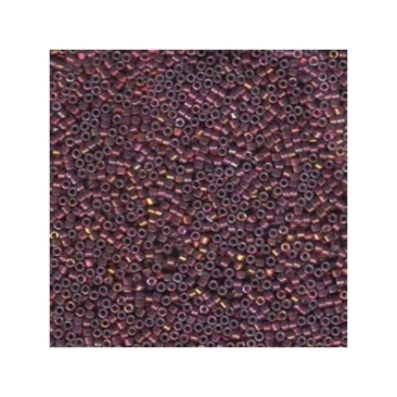 11/0 Miyuki Delica beads, cylinder (1,8 x 1,3 mm), colour: teaberry lstr, approx. 7,2 gr