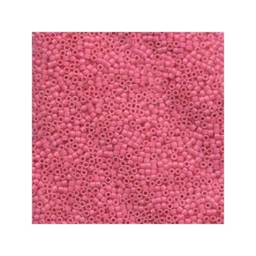 11/0 Miyuki Delica beads, cylinder (1,8 x 1,3 mm), colour: dyed op rose, approx. 7,2 gr