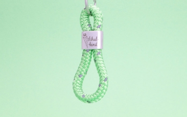 Sail Rope Keychain School Child with School Bag