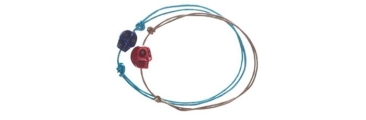 Bracelets Blue & Red