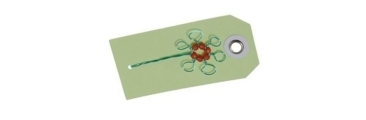 Blue Flower Gift Tag