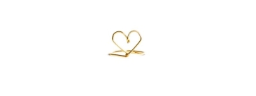 Golden Ring Heart