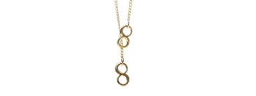 Fine Gold Infinity Necklaces