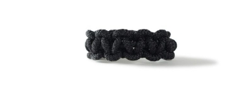 Bracelet à nœuds noir