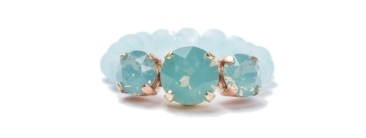 Ringen met Klauwbekers Lucht Blauw Opaal