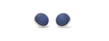 Boucles d'oreilles avec cabochons Polaris bleu foncé