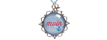 Sea Pendant with Glass Cabochons Moin