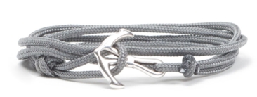 Wrap Anchor Bracelet Grey