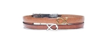 Bracelet avec mini-perles de curseur Poissons