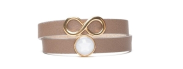 Milano Bracelet with Infinity Slider Terra