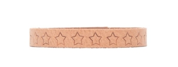 Craft Leather Bracelet Embossed Star