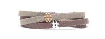Bracelet en cuir Craft Hashtag