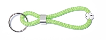 Porte-clés en corde à voile Vert clair