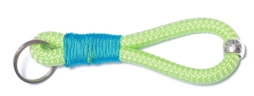 Porte-clés corde à voile noeud de gréement vert clair