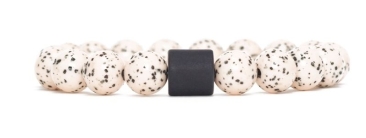 Polaris Sassi bracelet dans le look de pierres précieuses rouleau de soie