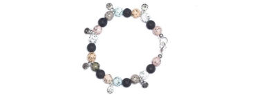 Polaris Sassi bracelet en look de pierre précieuse avec Gala sweet et pendentif