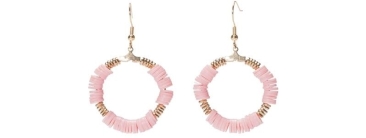 Earrings with Katsuki Pearls Pink