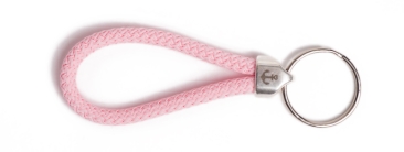 Maritime Sail Rope Keychain Small Pink