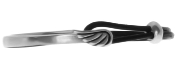 Demi-bracelet ailes d'ange argenté