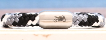 Bracelet de voile avec corde à voile de 8 mm Biker