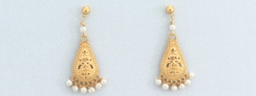 Ohrringe mit Nacre Perlen von Preciosa Ethno