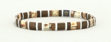 Bracelet élastique avec perles Tila Mix Pebbles