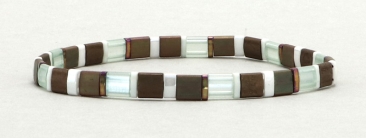 Bracelet élastique avec perles Tila Mix Mixes Nuts