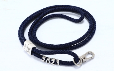 Long Keychain with Grip-It Sliders and Sailing Rope 