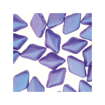 Matubo Gemduo Perlen, 8 x 5 mm, Farbe: Tropical Blue Grape, Röhrchen mit ca. 8 gr.