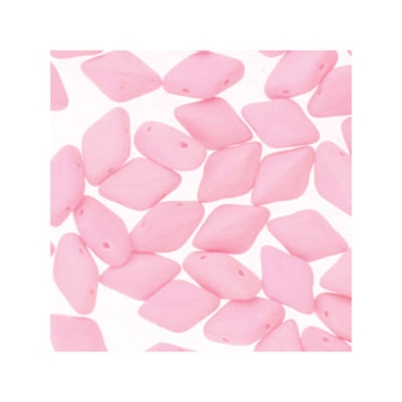 Matubo Gemduo beads, 8 x 5 mm, colour: Bondeli Matt Soft Pink, tube with approx. 8 gr.