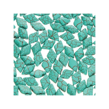Matubo Gemduo beads, 8 x 5 mm, colour: Ionic Turquoise Green/Brown, tube with approx. 8 gr.