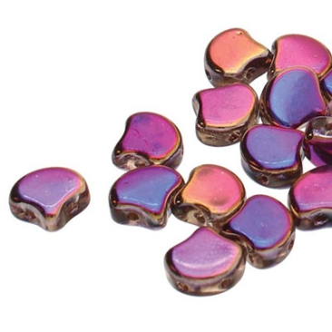 Matubo Ginko Perlen, 7,5 x 7,5 mm, Farbe: Full Sliperit, Röhrchen mit ca. 22 gr