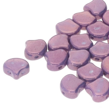 Matubo Ginko Perlen, 7,5 x 7,5 mm, Farbe: Purple Vega, Röhrchen mit ca. 22 gr