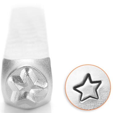 ImpressArt Design tampon, 6 mm, motif étoile
