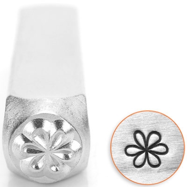 ImpressArt Design tampon, 6 mm, motif fleur